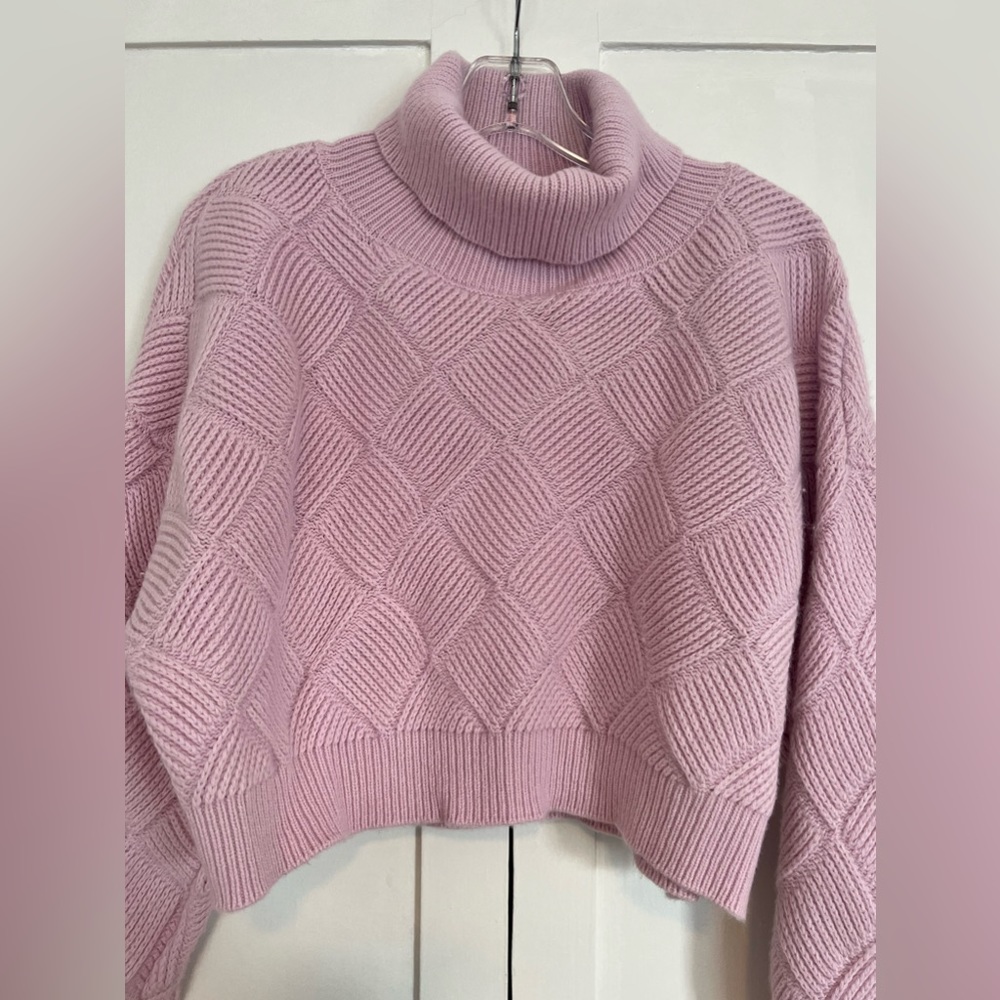 Ronny Kobo Onyx Knit Crop Turtleneck - Picture 6 of 12